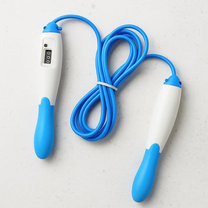 Corda De Pular Ajustável Com Contador Cabo Ergonômico