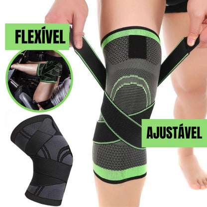 Joelheira de Compressão Ortopédica Ajustável Alívio de Dor Tensor Proteção Esportes