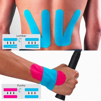 5 Fita Bandagem Elástica Kinesio