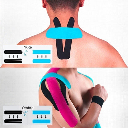 5 Fita Bandagem Elástica Kinesio
